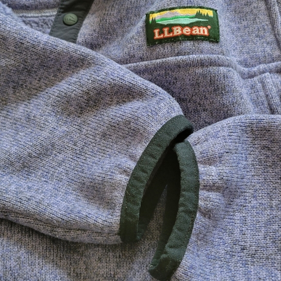LL Bean Kids 1/4 Snap Fleece Pullover - Picture 4 of 4